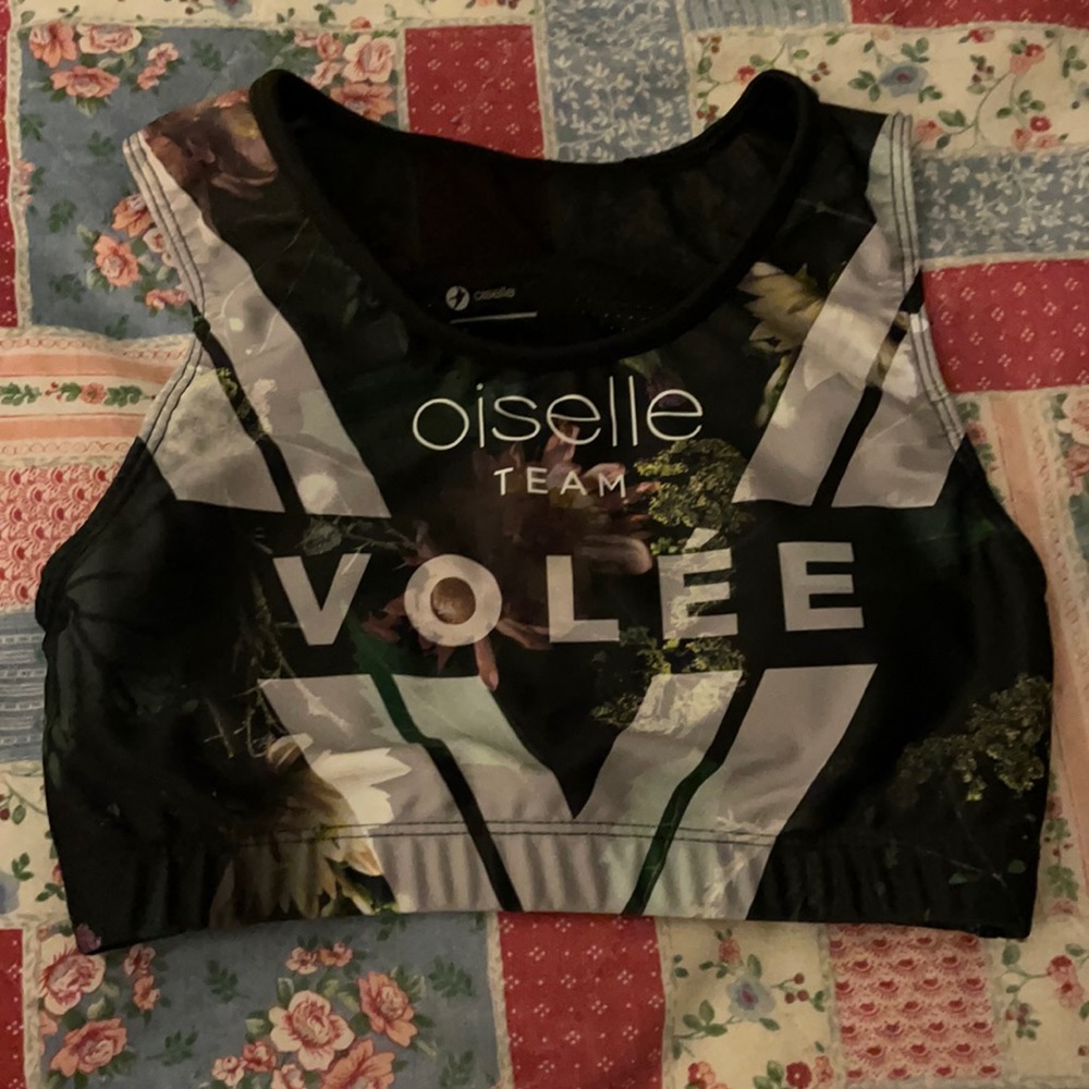 Oiselle Team Crop Moody Floral